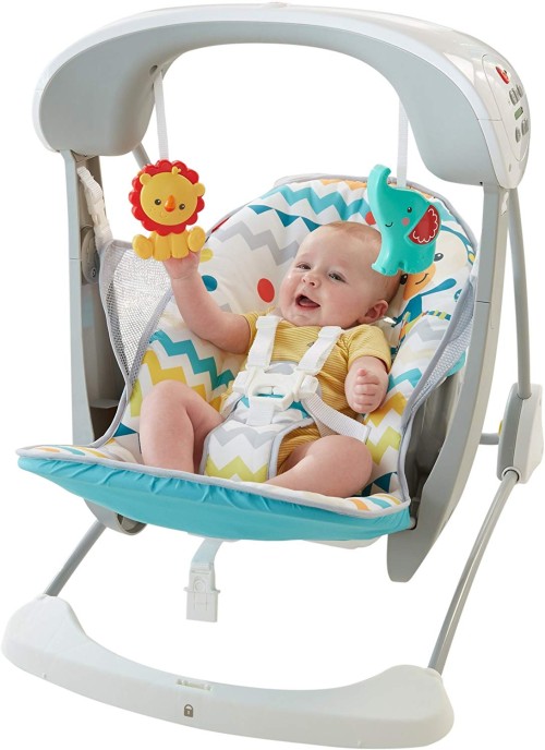 Fisher Price Colourful Carnival Take Along Swing and Seat Buy online at Tiny Fox