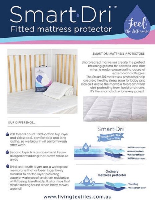 Cradle waterproof best sale mattress protector