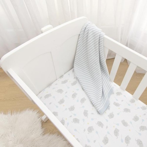 Jersey bassinet sales fitted sheet