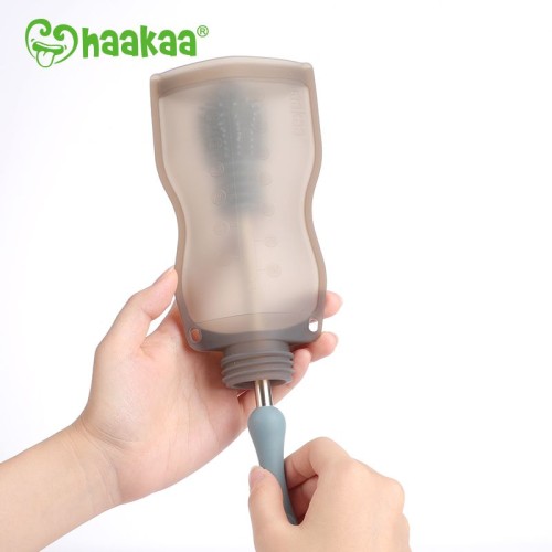 Haakaa Silicone Brush  Buy online at Tiny Fox