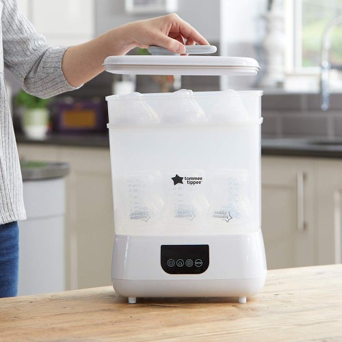 Tommee Tippee Steridryer Electric Steam Sterilizer and Dryer for Baby  Bottles and Accessories, Kills Viruses* and 99.9% of Bacteria, White