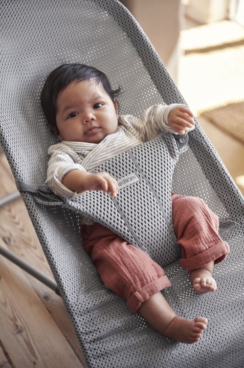 BabyBjorn Mesh Bouncer Bliss Grey Buy online at Tiny Fox